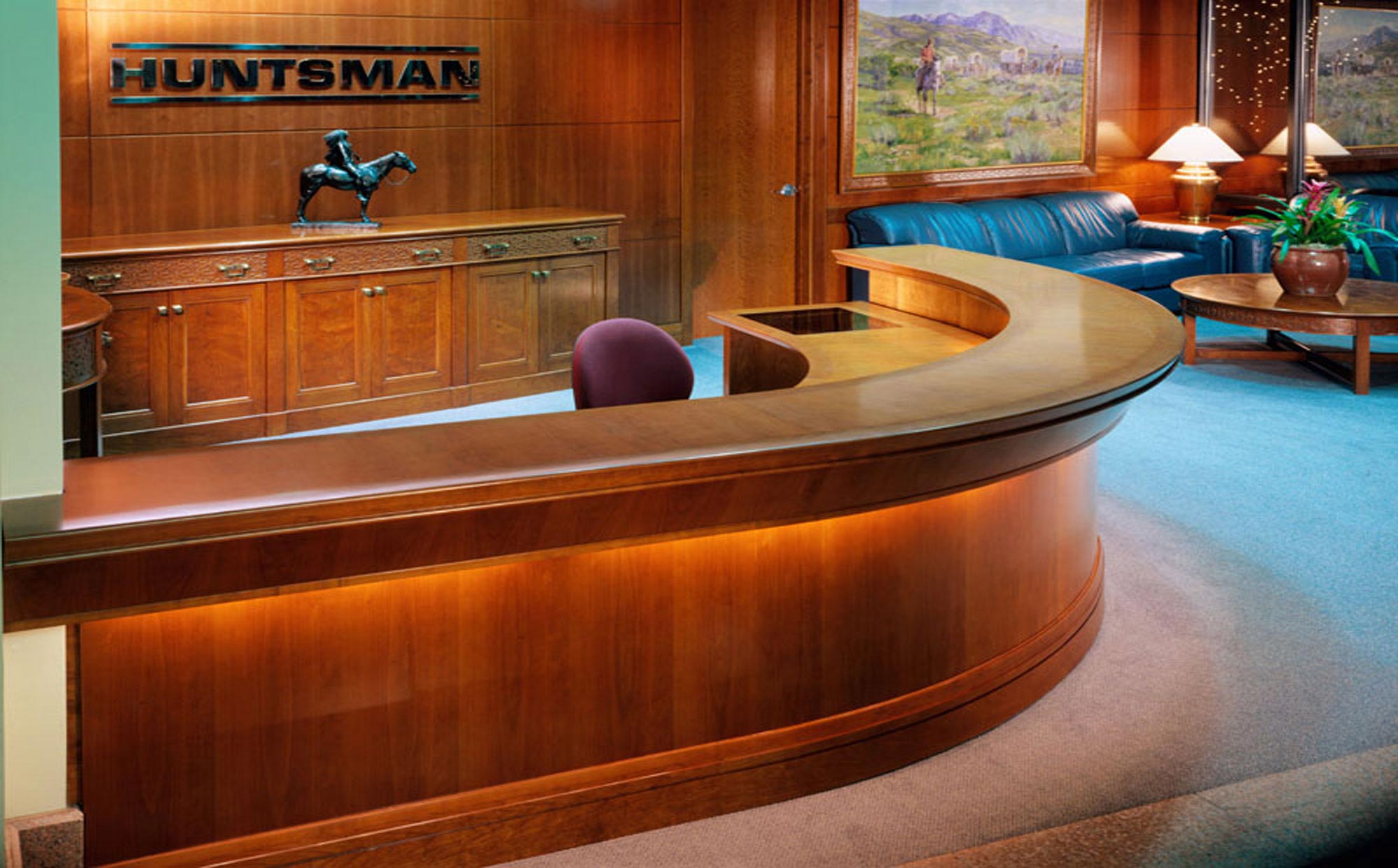 Huntsman Corporate Headquarters Architectual Woodworking