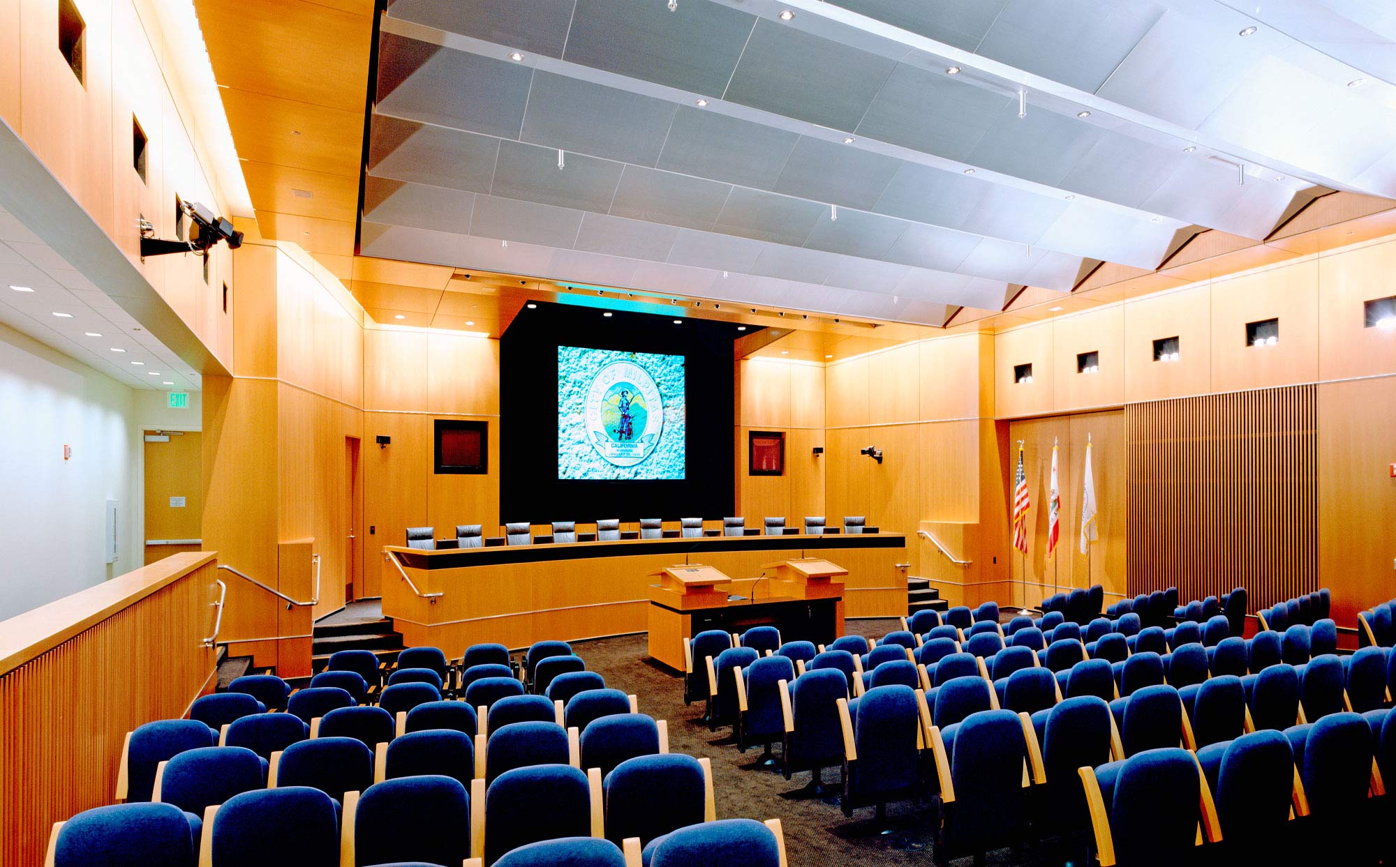 Milpitas City Hall Architectual Woodworking