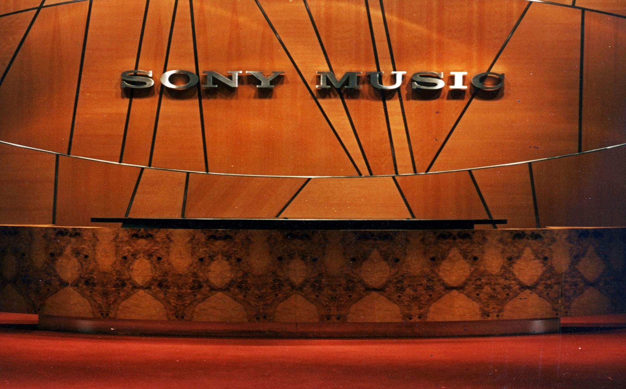 Sony Music Architectual Woodworking